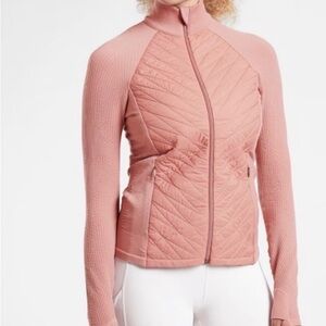 Athleta Women's Quilted Ski Jacket - Rust